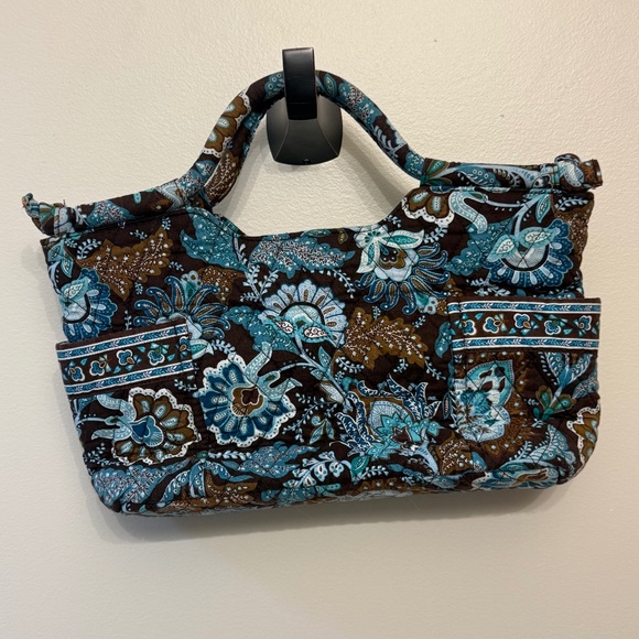 Vera Bradley Retired Java Blue Gabby Purse - Picture 2 of 4